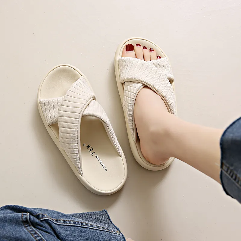 NANJIREN Cut Out Odor Resistant Slide Slippers Women's-3