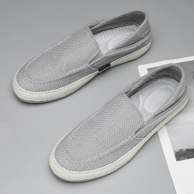 NANJIREN Espadrilles Men Black/Gray/Beige-17