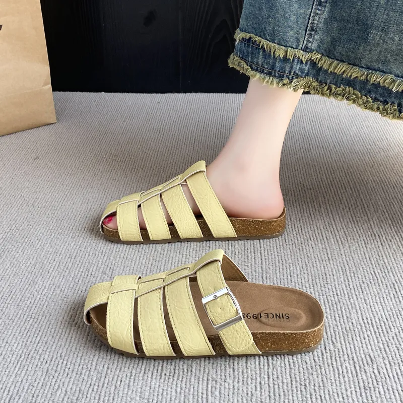 NANJIREN Antibacterial, Slip Resistant, Abrasion Resistant, Odor Resistant, Quiet Closed Toe Slippers Women's-1