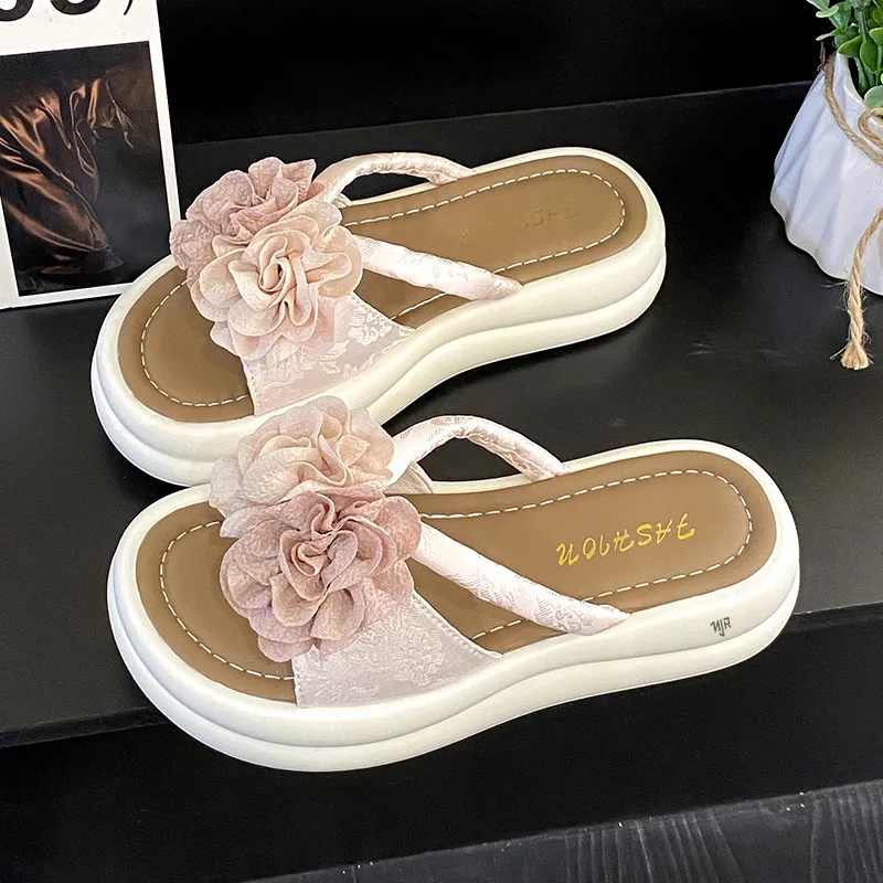 NANJIREN Cut Out Quiet Slip Resistant Odor Resistant Abrasion Resistant Quick Dry Antibacterial Slide Slippers Women's-2
