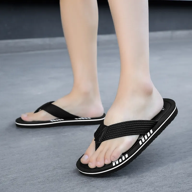 NANJIREN Woven Quiet Odor Resistant Abrasion Resistant Slip Resistant Flip Flops Men's-10