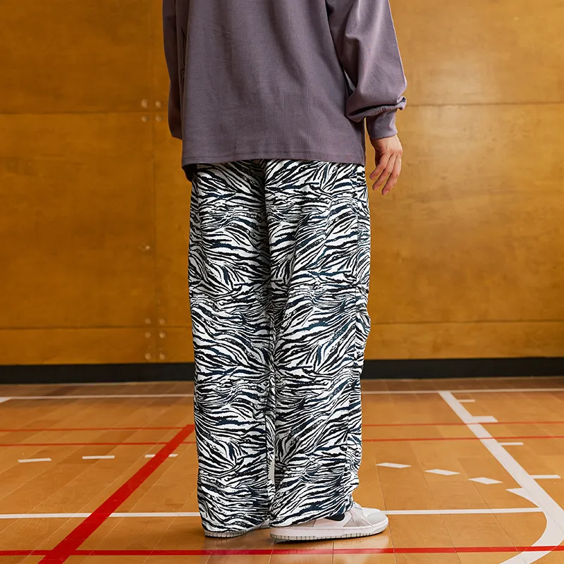 LUSHISI Casual Pants Unisex White-6