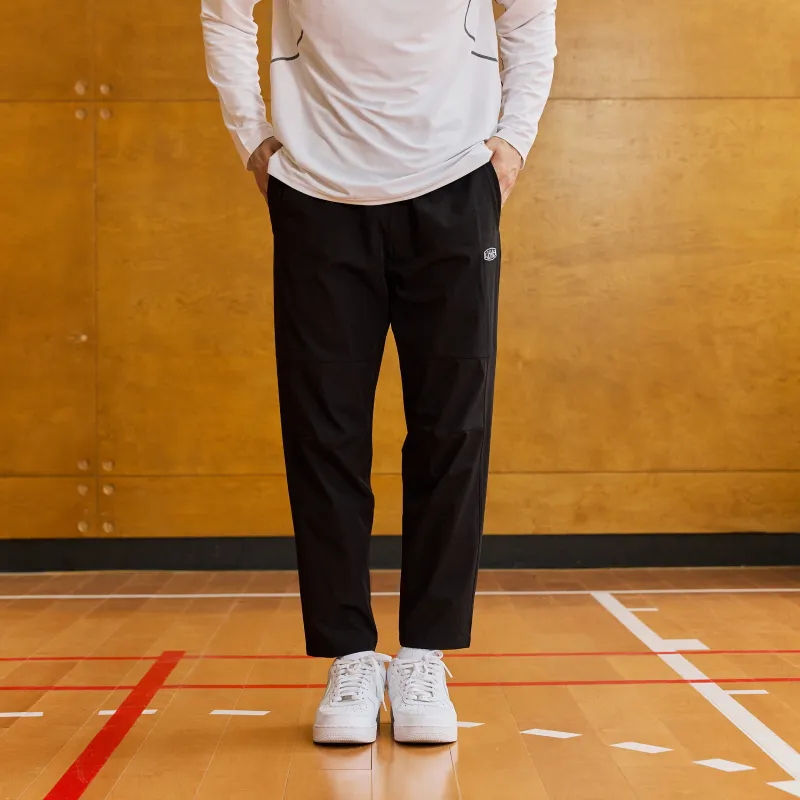 LUSHISI Casual Pants Unisex Black-2