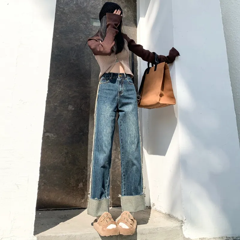 FHMY Jeans Women's Vintage Blue-3