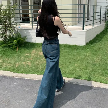 FHMY Jeans Women's Vintage Blue