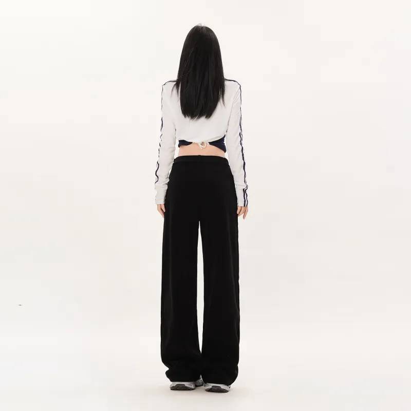 FHMY Casual Pants Women's Black-1