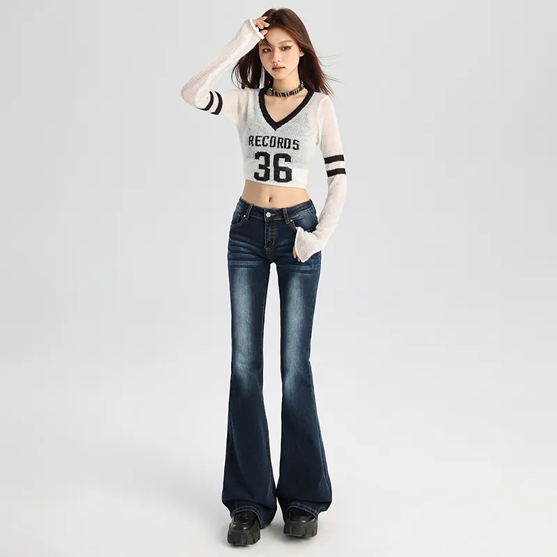 Vine Color Jeans Women's Dark Blue-27