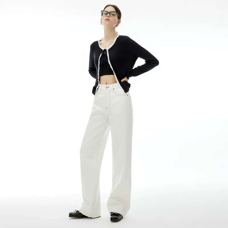 FHMY Jeans Women's White-5