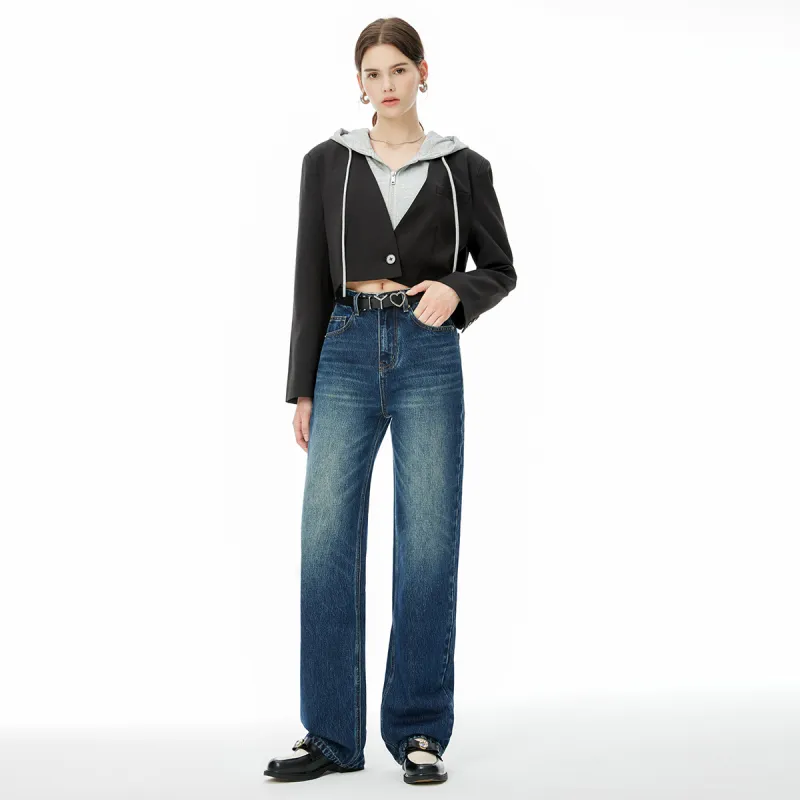 FHMY Jeans Women's Dark Blue-2