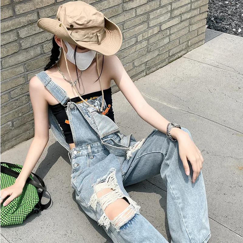 FHMY Overalls Women's Vintage Blue-2