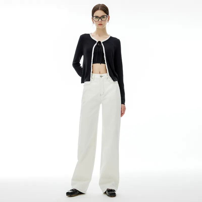 FHMY Jeans Women's White-4