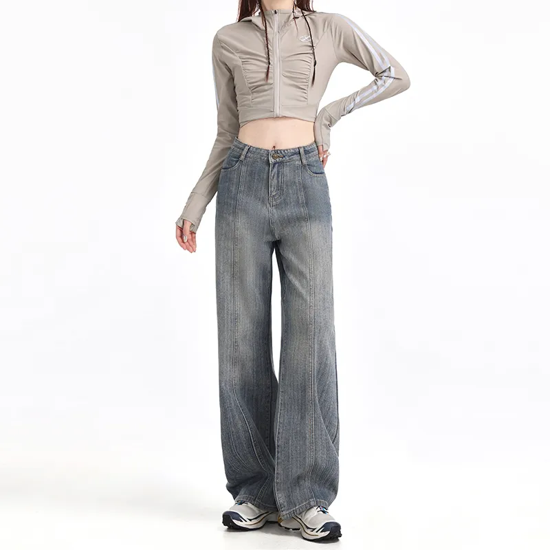 FHMY Jeans Women's Vintage Blue-3