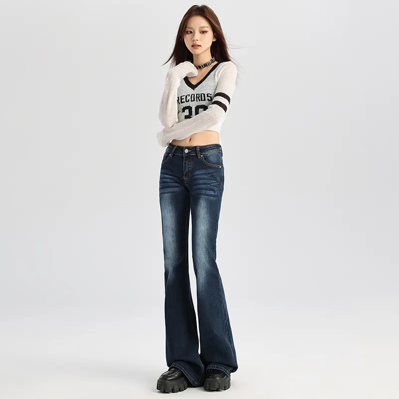 Vine Color Jeans Women's Dark Blue-24