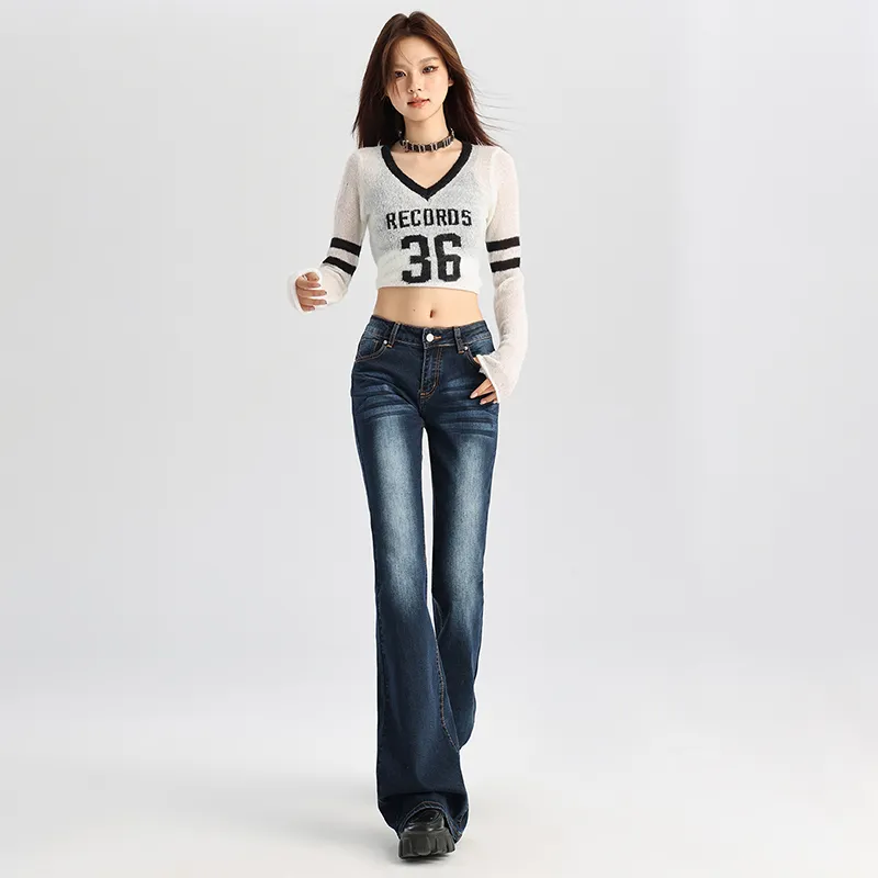 Vine Color Jeans Women's Dark Blue-26