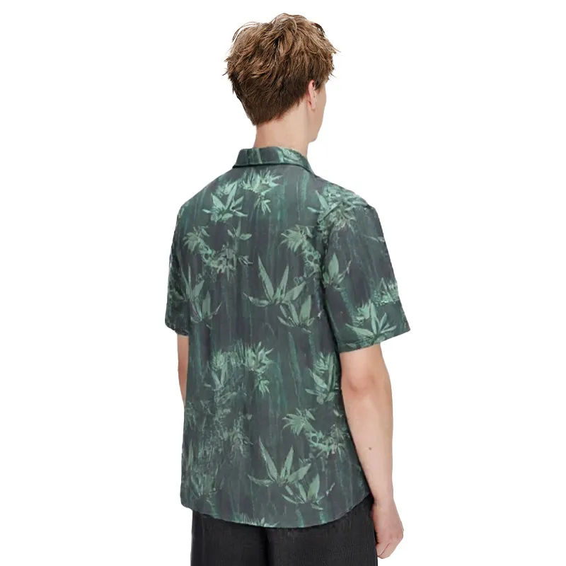 MAURRGOOU Shirts Unisex Green-4