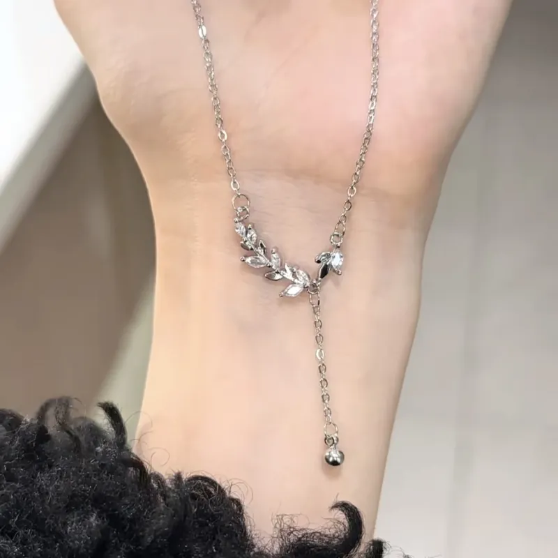 GL GEMLOVE S925 Silver Necklaces Women's-4