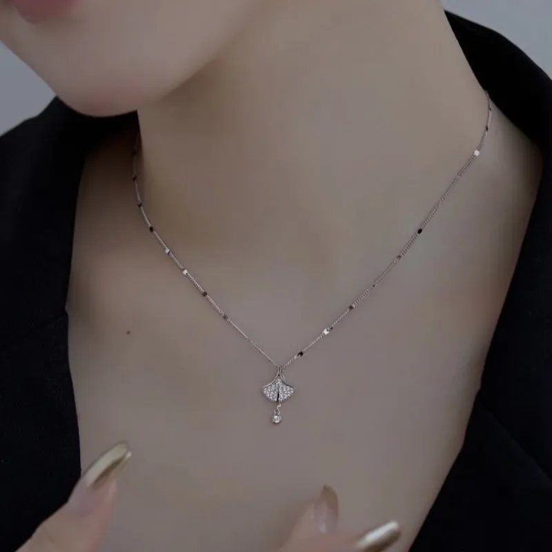 GL GEMLOVE S925 Silver Necklaces Women's-3