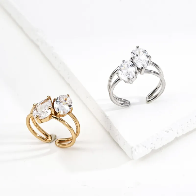 GL GEMLOVE S925 Silver Rings Women's-2