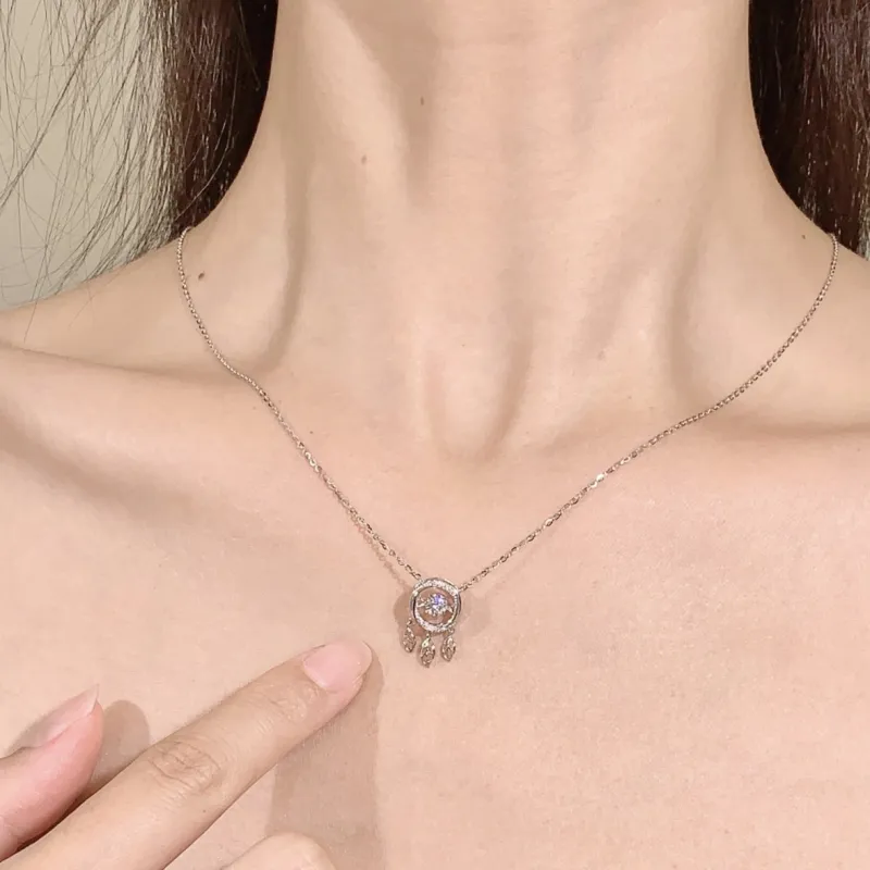 GL GEMLOVE S925 Silver Necklaces Women's-6
