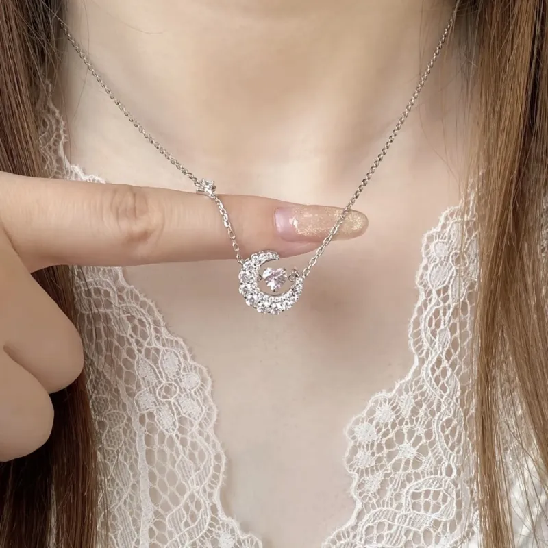 GL GEMLOVE S925 Silver Necklaces Women's-5