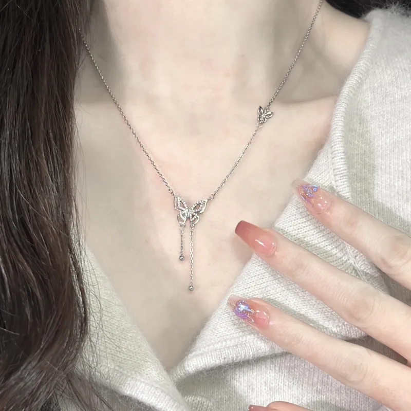 GL GEMLOVE S925 Silver Necklaces Women's-5