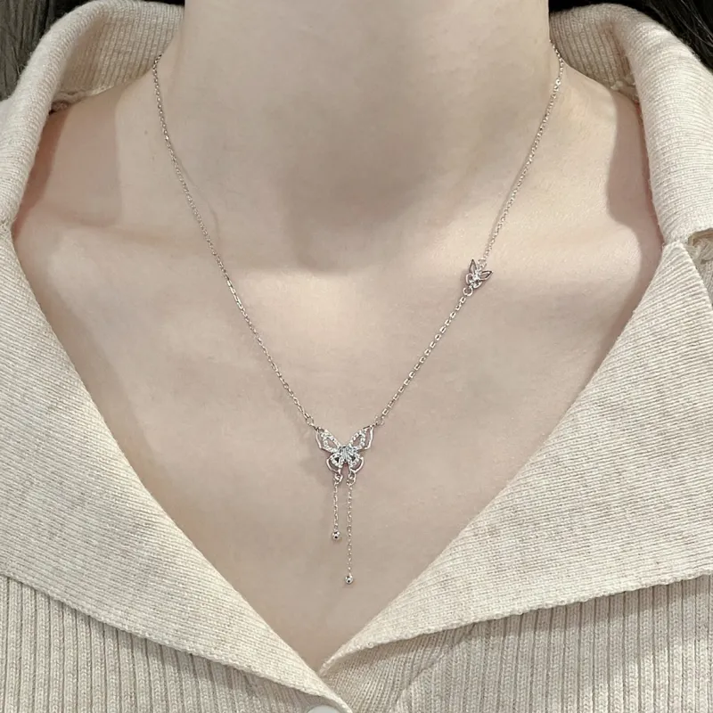 GL GEMLOVE S925 Silver Necklaces Women's-7