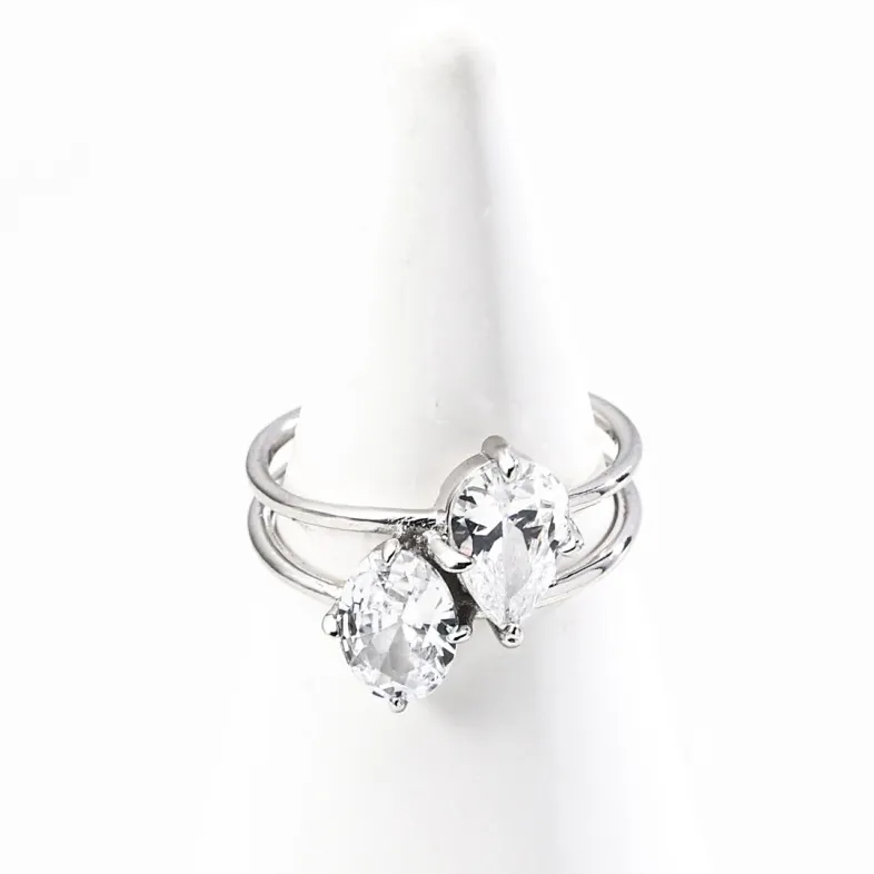 GL GEMLOVE S925 Silver Rings Women's-6
