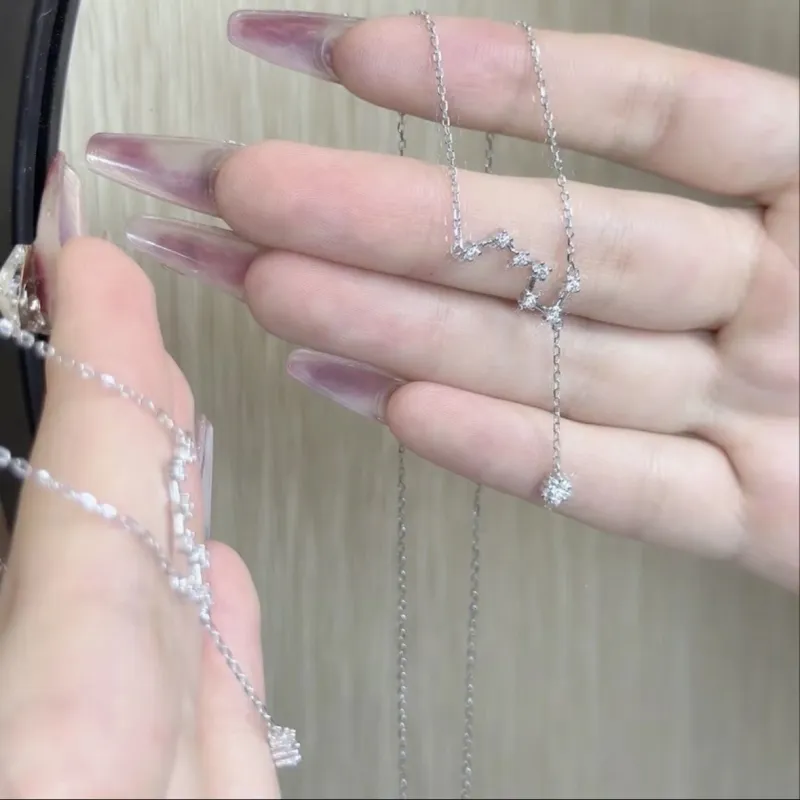GL GEMLOVE S925 Silver Necklaces Women's-2