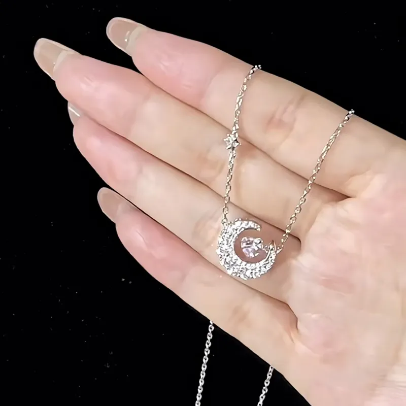 GL GEMLOVE S925 Silver Necklaces Women's-4