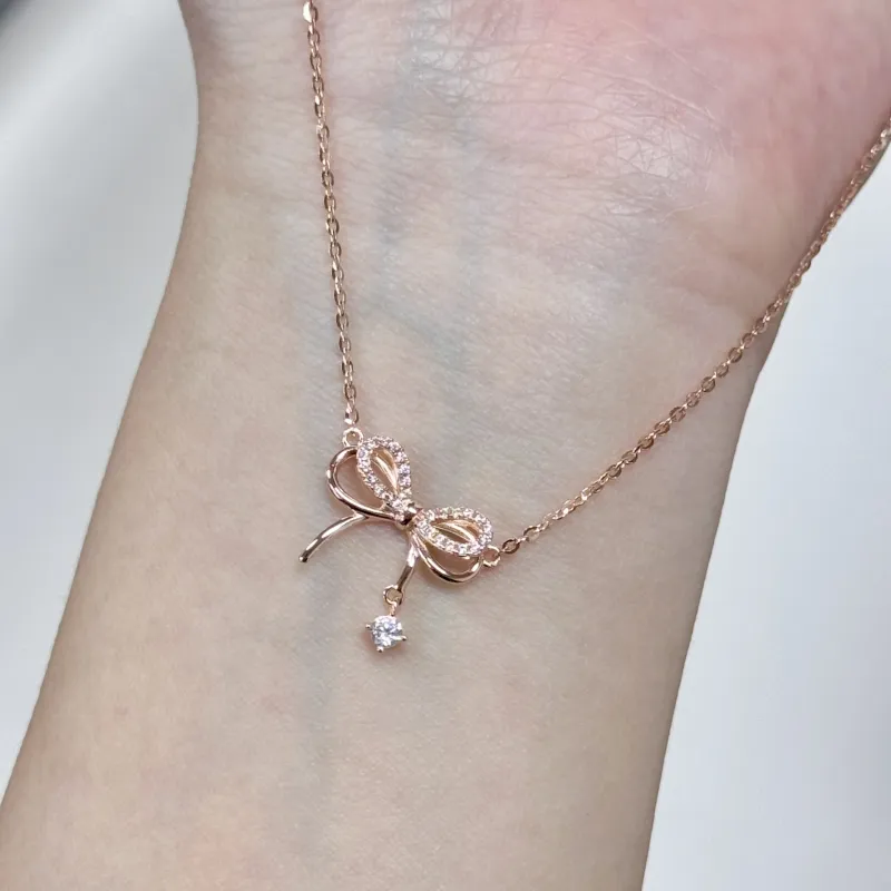 GL GEMLOVE S925 Silver Necklaces Women's-3