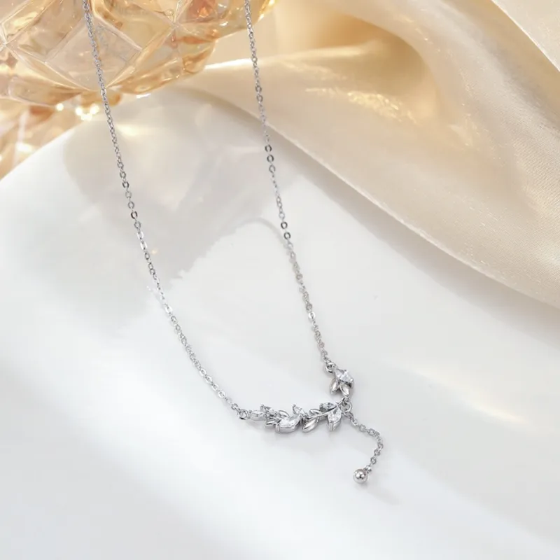 GL GEMLOVE S925 Silver Necklaces Women's-1