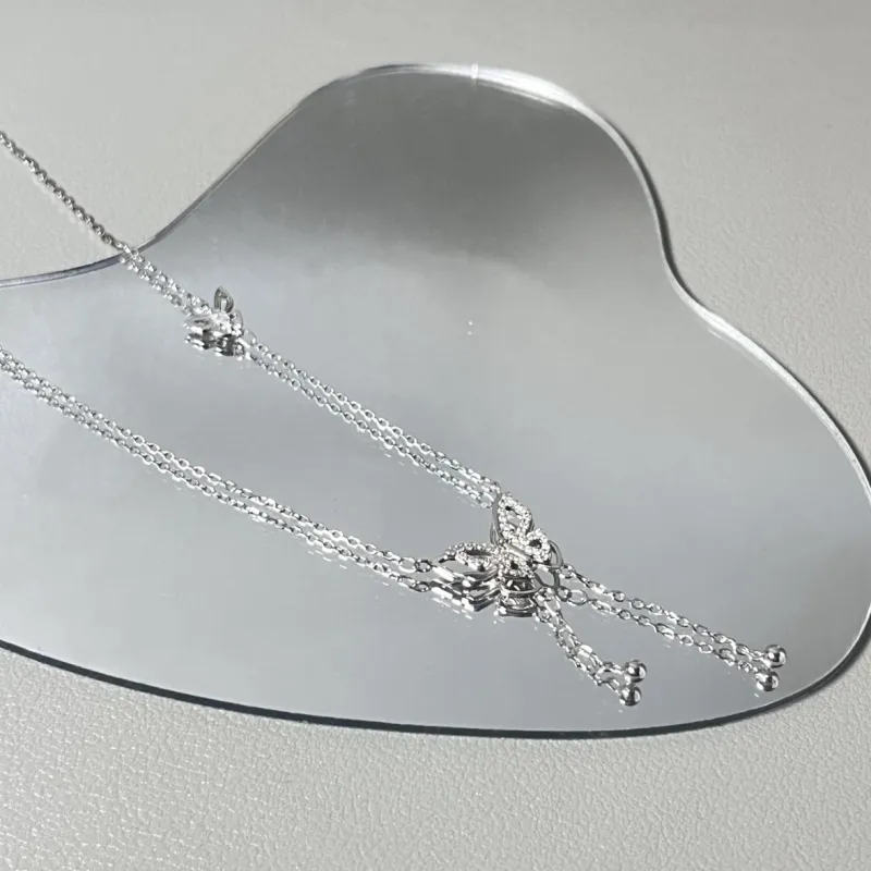 GL GEMLOVE S925 Silver Necklaces Women's-2
