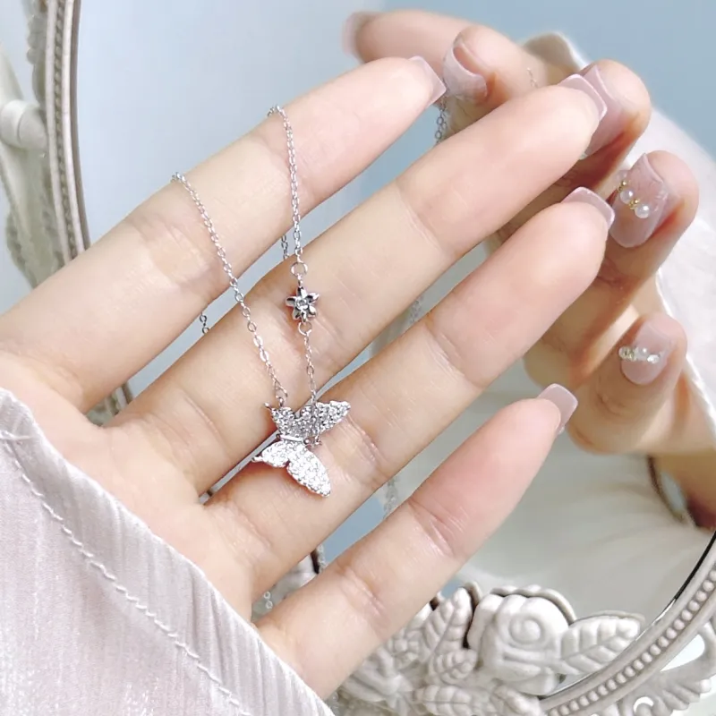 GL GEMLOVE S925 Silver Necklaces Women's-2