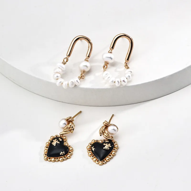 GL GEMLOVE S925 Silver Earrings Women's-4