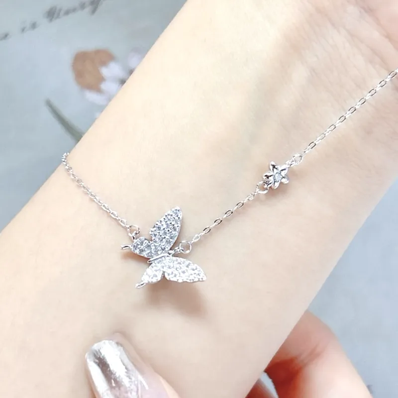 GL GEMLOVE S925 Silver Necklaces Women's-5