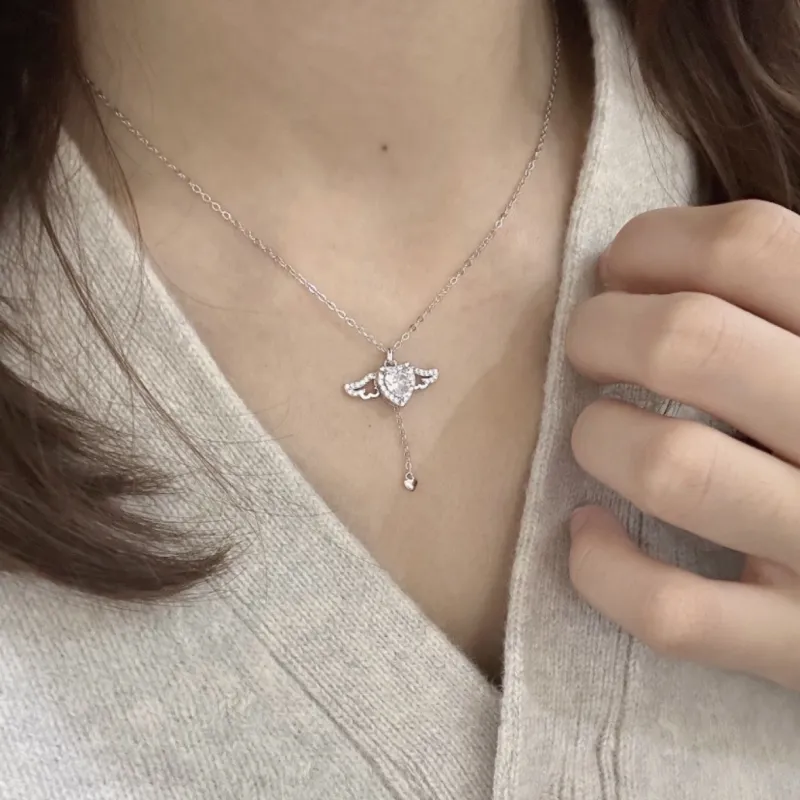 GL GEMLOVE S925 Silver Necklaces Women's-3