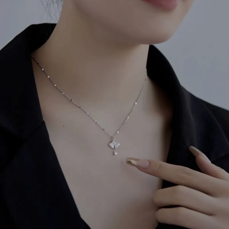 GL GEMLOVE S925 Silver Necklaces Women's-4