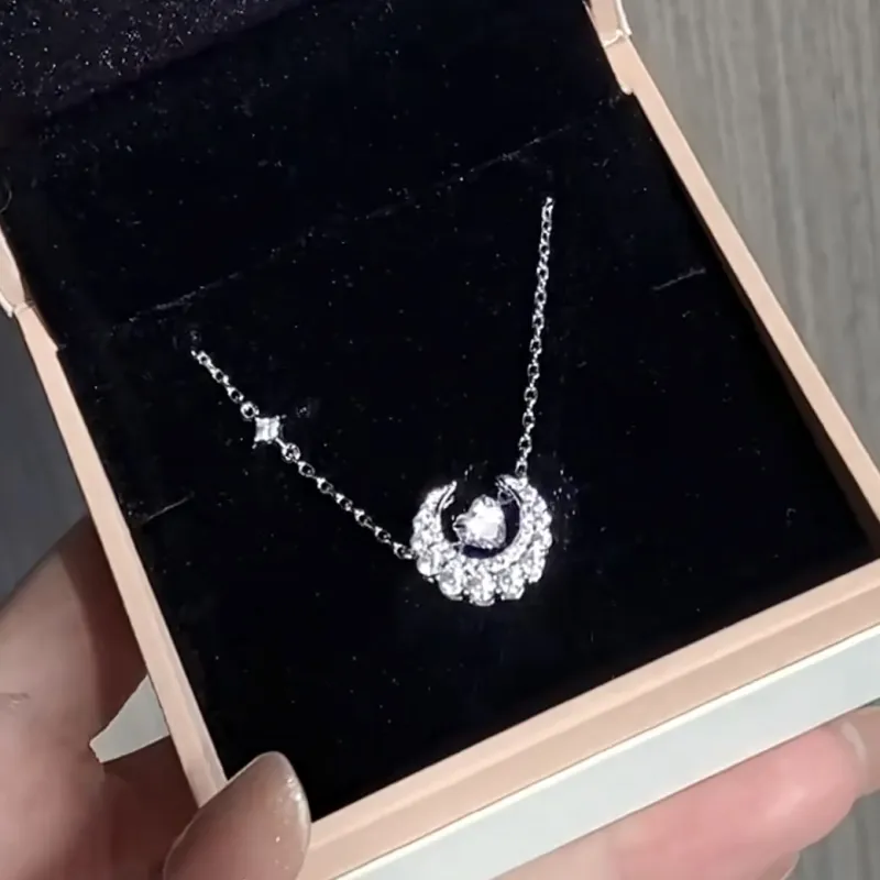 GL GEMLOVE S925 Silver Necklaces Women's-3