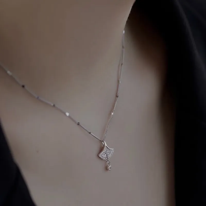 GL GEMLOVE S925 Silver Necklaces Women's-2