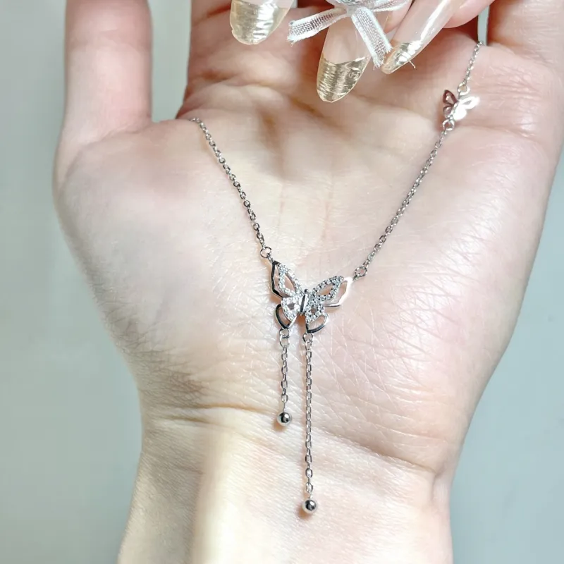 GL GEMLOVE S925 Silver Necklaces Women's-3