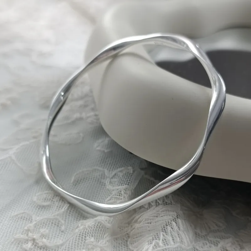GL GEMLOVE S999 Fine Silver Bangles Women's-4
