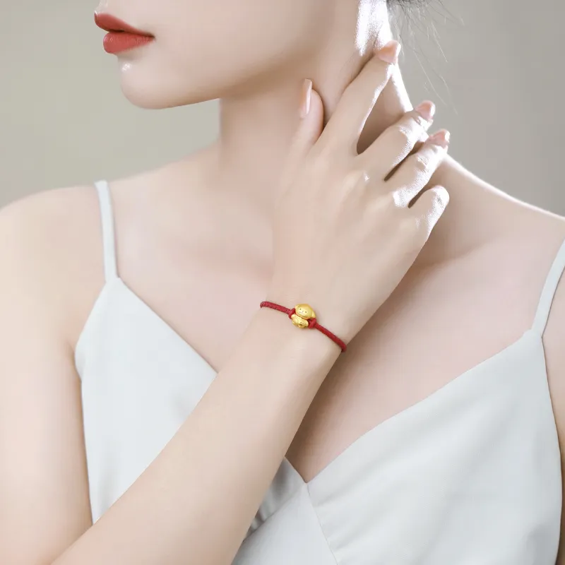 HAPPY ELF Gold Bracelet Unisex-2