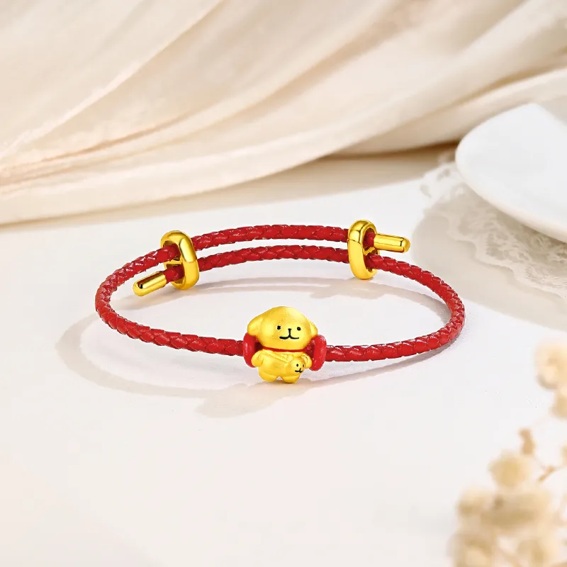 HAPPY ELF Gold Bracelet Unisex-4