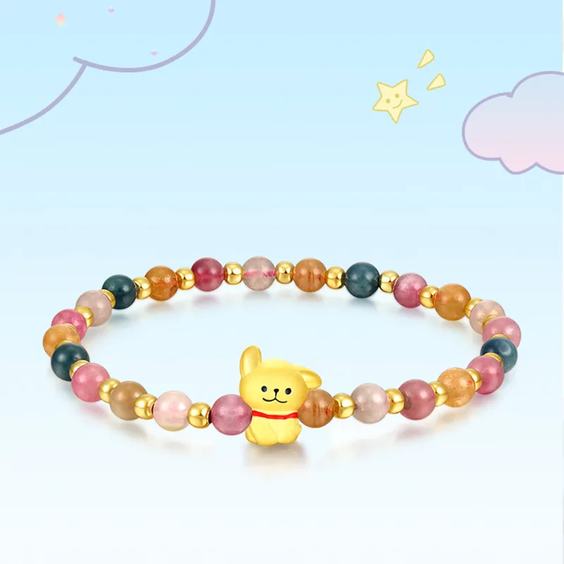 HAPPY ELF Gold Bracelet Unisex-2