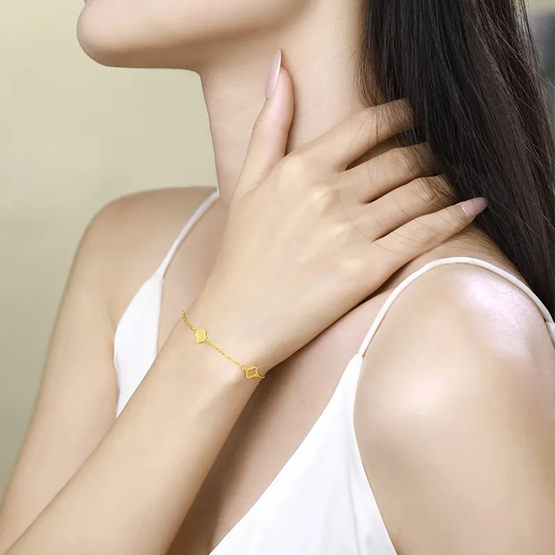 HAPPY ELF Gold Bracelet Unisex-3