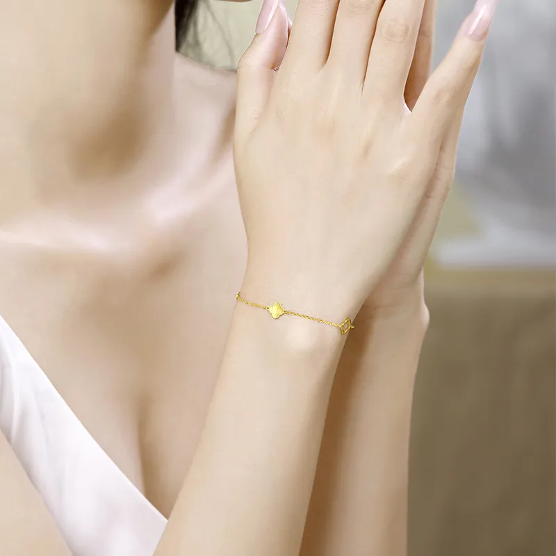 HAPPY ELF Gold Bracelet Unisex-2
