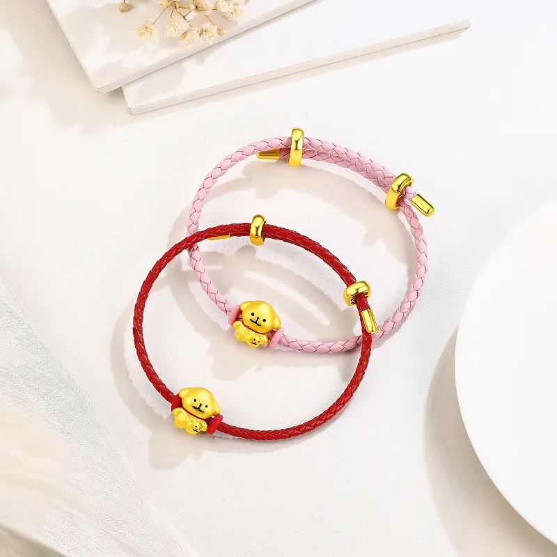 HAPPY ELF Gold Bracelet Unisex-8