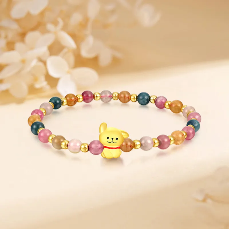 HAPPY ELF Gold Bracelet Unisex-4