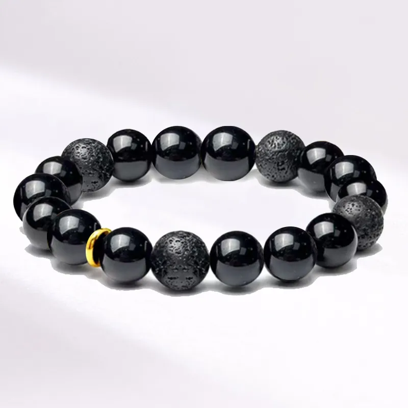 Blooming Petals Ebony Bracelets Unisex-2
