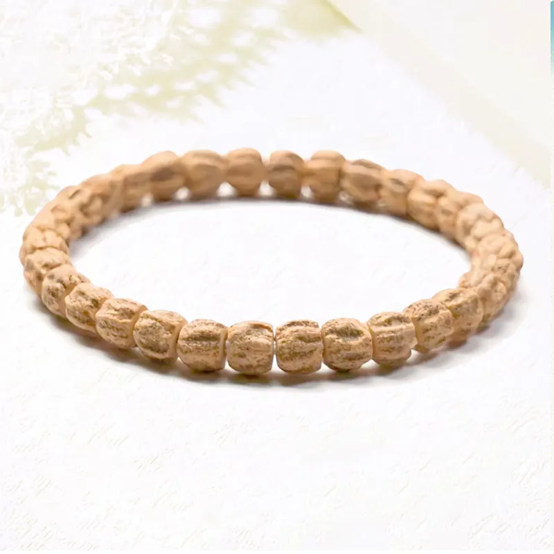 Blooming Petals Cacumen Platycladi Seeds Bracelets Unisex-3